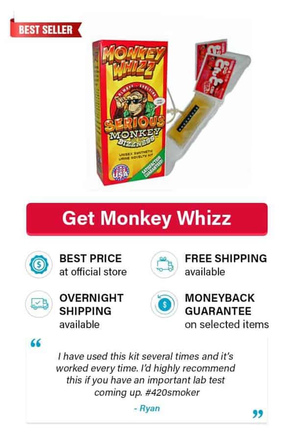 Monkey Whizz Synthetic Urine Belt Review - Works In 2020?