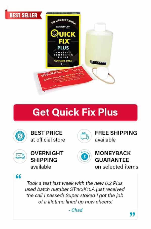 Quick Fix Plus 6.2 Synthetic Urine Kit 3oz Review 2020